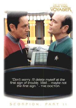 2012 Rittenhouse The Quotable Star Trek Voyager #51 The Doctor: Scorpion, Part II Front