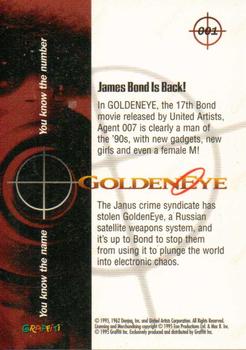 1995 Graffiti James Bond: GoldenEye #1 James Bond Is Back! Back