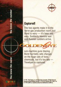1995 Graffiti James Bond: GoldenEye #3 Captured! Back