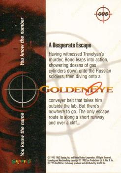 Details about   1995 GRAFFITI JAMES BOND 007 GOLDEN EYE PROMO CHASE CARD JB2 