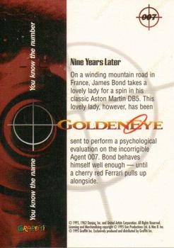 1995 Graffiti James Bond: GoldenEye #7 Nine Years Later Back