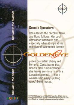 1995 Graffiti James Bond: GoldenEye #12 Smooth Operators Back
