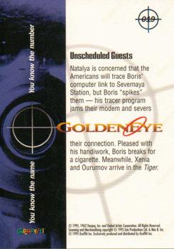 1995 Graffiti James Bond: GoldenEye #19 Unscheduled Guests Back