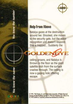 1995 Graffiti James Bond: GoldenEye #28 Help From Above Back