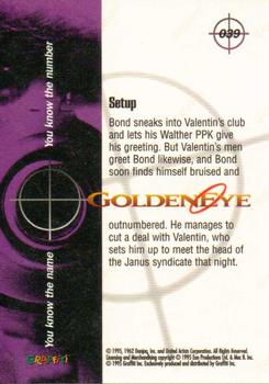 1995 Graffiti James Bond: GoldenEye #39 Setup Back