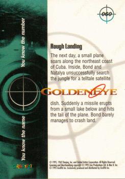 1995 Graffiti James Bond: GoldenEye #60 Rough Landing Back
