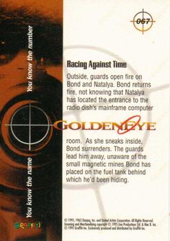 1995 Graffiti James Bond: GoldenEye #67 Racing Against Time Back