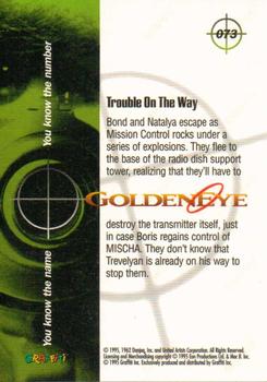 1995 Graffiti James Bond: GoldenEye #73 Trouble On The Way Back