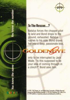 1995 Graffiti James Bond: GoldenEye #79 To The Rescue...? Back