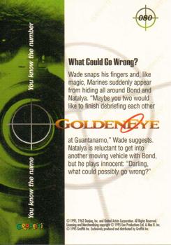 1995 Graffiti James Bond: GoldenEye #80 What Could Go Wrong? Back