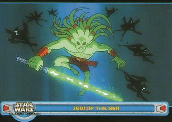 2004 Topps Star Wars: Clone Wars #33 Jedi of the sea Front