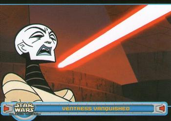 2004 Topps Star Wars: Clone Wars #50 Ventress Vanquished Front
