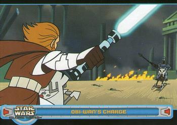 2004 Topps Star Wars: Clone Wars #54 Obi-Wan's Charge Front