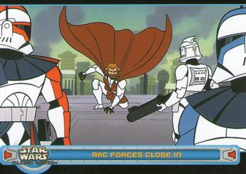 2004 Topps Star Wars: Clone Wars #59 ARC Forces close in Front