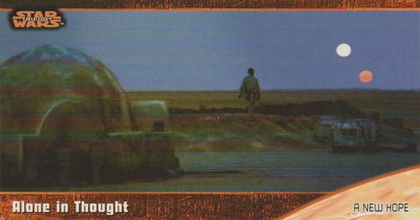 1997 Topps Widevision Star Wars Trilogy (Retail) #7 Alone in Thought Front