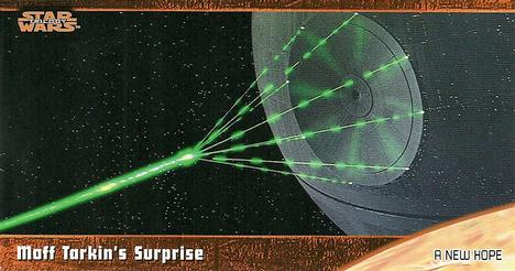 1997 Topps Widevision Star Wars Trilogy (Retail) #13 Moff Tarkin's Surprise Front