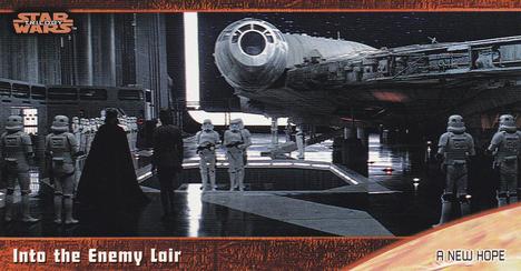 1997 Topps Widevision Star Wars Trilogy (Retail) #15 Into the Enemy Lair Front