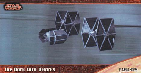 1997 Topps Widevision Star Wars Trilogy (Retail) #23 The Dark Lord Attacks Front