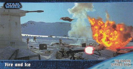 1997 Topps Widevision Star Wars Trilogy (Retail) #31 Fire and Ice Front