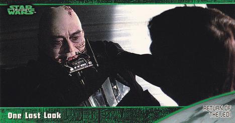 1997 Topps Widevision Star Wars Trilogy (Retail) #71 One Last Look Front