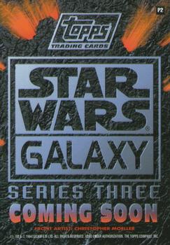 1995 Topps Star Wars Galaxy Series 3 - Promos #P2 Conventions Back