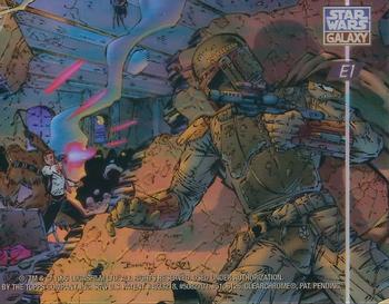 1995 Topps Star Wars Galaxy Series 3 - Clearzone #E1 Boba Fett Front