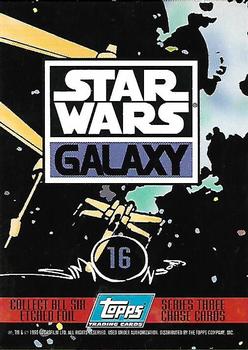 1995 Topps Star Wars Galaxy Series 3 - Etched Foil #16 Jawas Back