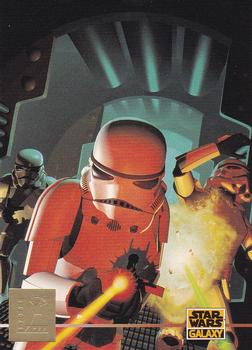 1995 Topps Star Wars Galaxy Series 3 - LucasArts Foil #L1 Dark Forces Display Art Front
