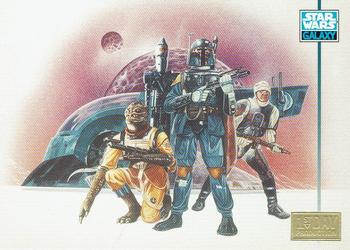 1995 Topps Star Wars Galaxy Series 3 - First Day Production #293 Bounty Hunters Front