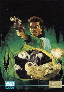 1995 Topps Star Wars Galaxy Series 3 - First Day Production #300 Lando Montage Front