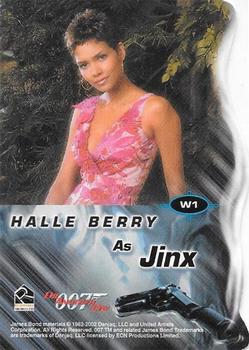 2002 Rittenhouse James Bond Die Another Day - The Women of Bond #W1 Halle Berry as Jinx Back