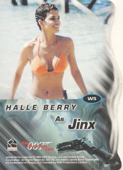 2002 Rittenhouse James Bond Die Another Day - The Women of Bond #W5 Halle Berry as Jinx Back