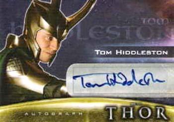 2011 Upper Deck Thor - Autographs #TH Tom Hiddleston Front