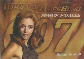 2003 Rittenhouse The Women of James Bond in Motion - Femmes Fatales #F3 Helga Brandt Front
