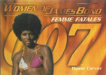 2003 Rittenhouse The Women of James Bond in Motion - Femmes Fatales #F4 Rosie Carver Front