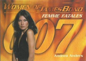 2003 Rittenhouse The Women of James Bond in Motion - Femmes Fatales #F5 Andrea Anders Front