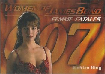 2003 Rittenhouse The Women of James Bond in Motion - Femmes Fatales #F8 Elektra King Front