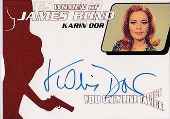 2003 Rittenhouse The Women of James Bond in Motion - Autographs #WA4 Karin Dor Front