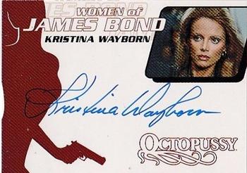 2003 Rittenhouse The Women of James Bond in Motion - Autographs #WA7 Kristina Wayborn Front