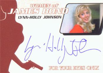 2003 Rittenhouse The Women of James Bond in Motion - Autographs #WA9 Lynn-Holly Johnson Front
