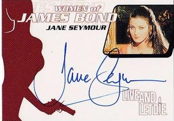 2003 Rittenhouse The Women of James Bond in Motion - Autographs #WA14 Jane Seymour Front