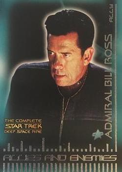 2003 Rittenhouse The Complete Star Trek Deep Space Nine - Allies & Enemies #B1 Admiral Bill Ross Front