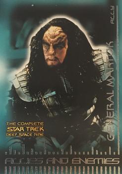 2003 Rittenhouse The Complete Star Trek Deep Space Nine - Allies & Enemies #B6 General Martok Front