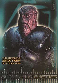 2003 Rittenhouse The Complete Star Trek Deep Space Nine - Allies & Enemies #B21 Morn Front
