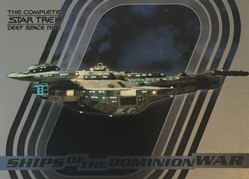 2003 Rittenhouse The Complete Star Trek Deep Space Nine - Ships of the Dominion War #S6 Cardassian Warship Front