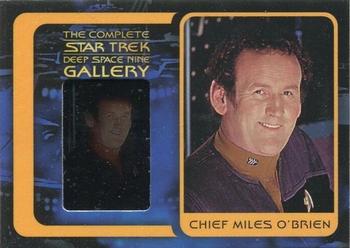2003 Rittenhouse The Complete Star Trek Deep Space Nine - Deep Space Nine Gallery #G4 Chief Miles O'Brien Front