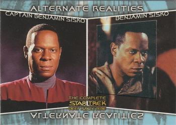 2003 Rittenhouse The Complete Star Trek Deep Space Nine - Alternate Realities #AR1 Captain Benjamin Sisko / Benjamin Sisko Front