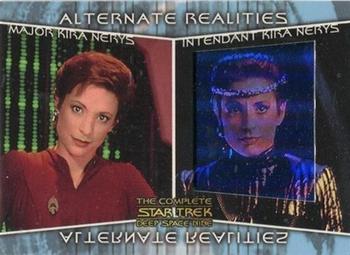 2003 Rittenhouse The Complete Star Trek Deep Space Nine - Alternate Realities #AR2 Major Kira Nerys / Intendant Kira Nerys Front
