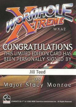 2003 Rittenhouse Stargate SG-1 Season 5 - Autographs #WXA2 Jill Teed Back