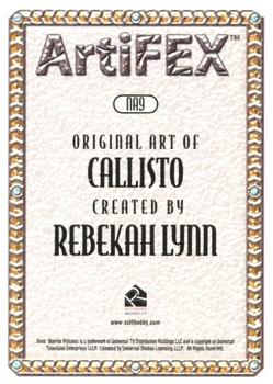 2004 Rittenhouse Xena Art & Images - ArtiFEX: Art by Rebekah Lynn #NA9 Callisto Back